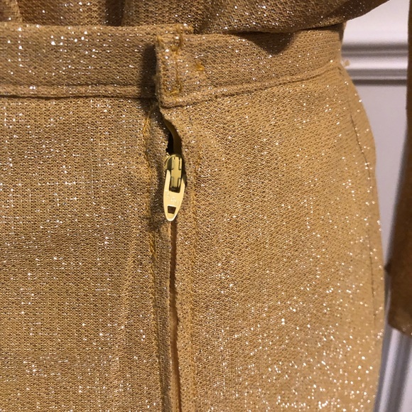 True vintage 1960s lurex 2 piece set - Picture 8 of 8